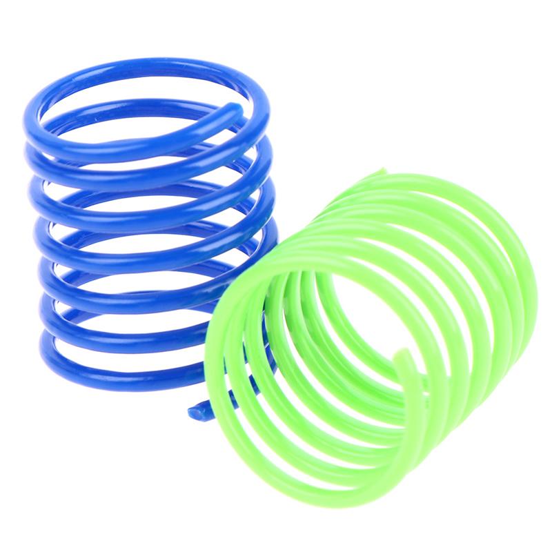 20 шт. прочные цветные пластиковые пружины для игрушек для кошек и домашних животных спиральные пружины