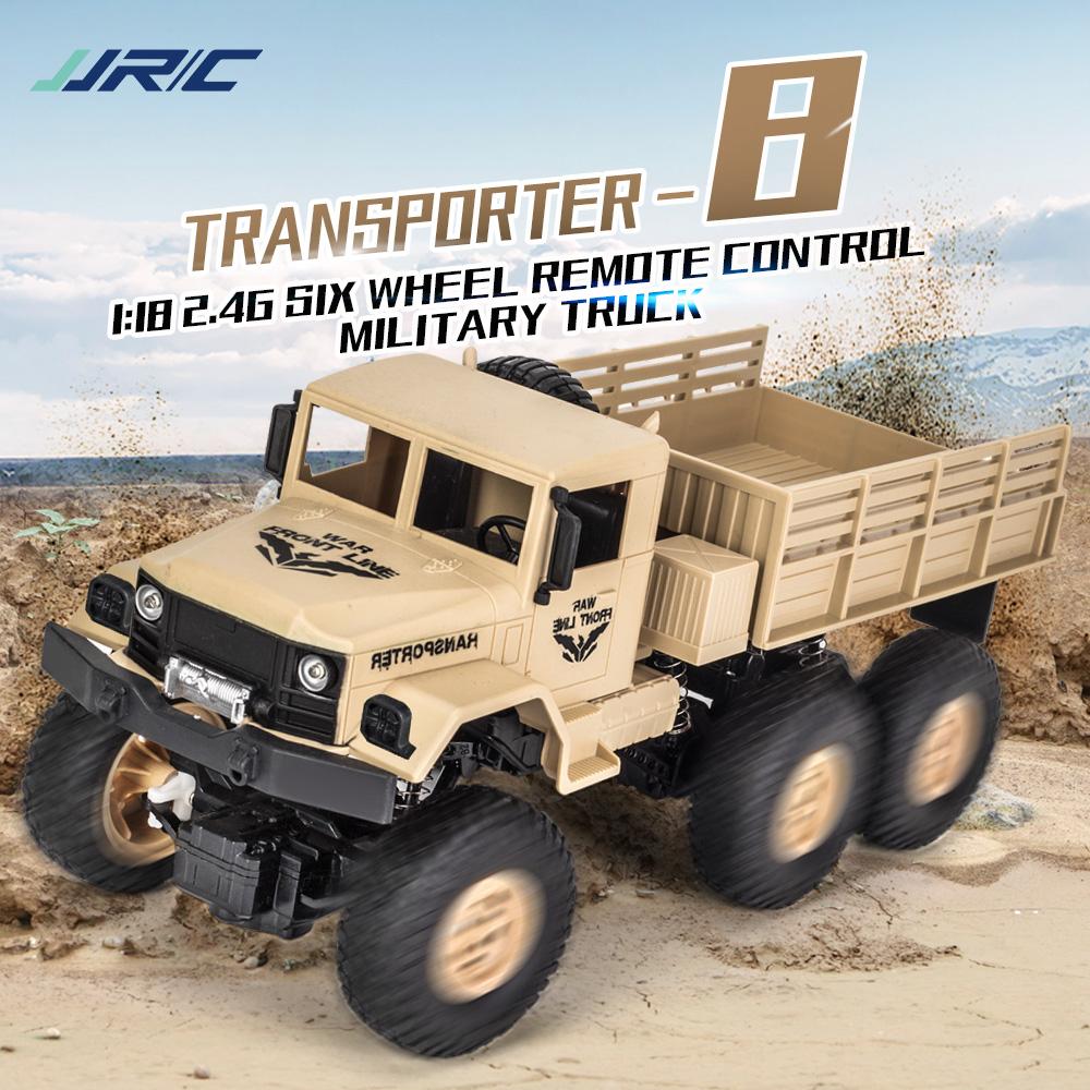 JJRC 1/18 Радиоуправляемая машина Внедорожник 2.4G Радиоуправляемая машина Военная Электрическая Машина 10 км/ч Rc Багги Детские Машинки Игрушки для Мальчиков ребенок
