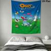 Oggy Pride Wall Tapestry Aesthetic Wall Hanging Printed Fabric Blanket Decorative Tapestries for Bedroom Living Room Home Decor