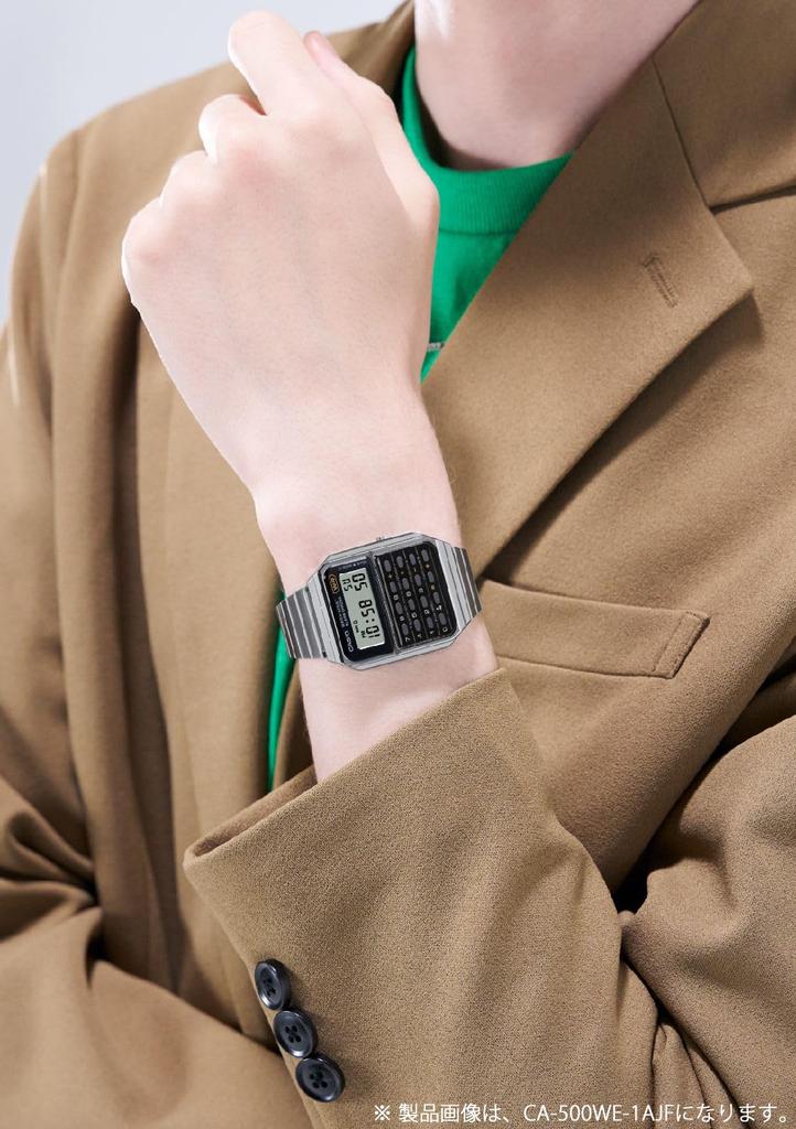 Стандартные часы Унисекс Цвет оружейный металл [Casio] [CA-500WEGG-1BJF]