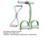 6-Tube Pedal Ankle Puller Figure 8 Resistance Band Elastic Yoga Sit-up Pull Rope with Handle Men Women Pedal Tensioner Exerciser Workout Equipment