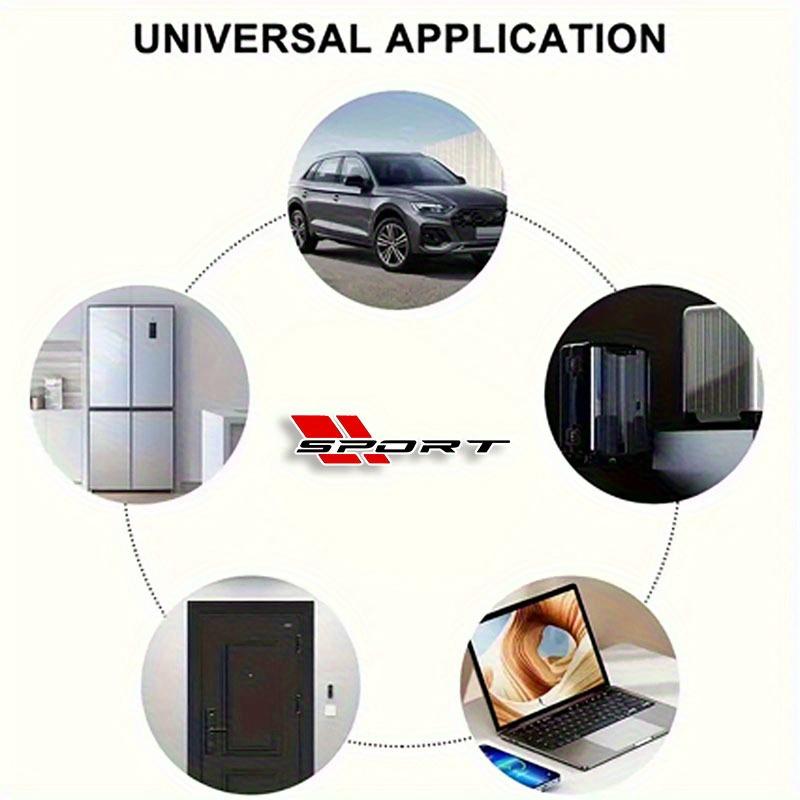Two Pieces of Sports Badge Pattern Stickers, Suitable for Truck Fenders And Trunk Logos, Vinyl Car Decorative Additions, Placed on The Left Side,