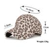 Autumn and Winter New Leopard Print Baseball Cap Cap Sun Cap