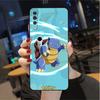 Чехол для Samsung Galaxy A50 A70 A30 A20s A20e A10 A40 A10s A10e M52 M51 M30s M13 5G Черный Чехол для Телефона Покемон Пикачу