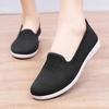 Women'S Slip-On Casual Sneakers - Lightweight Breathable Fabric Upper, Durable Rubber Sole for All-Day Comfort - Black, Everyday Comfort Shoes