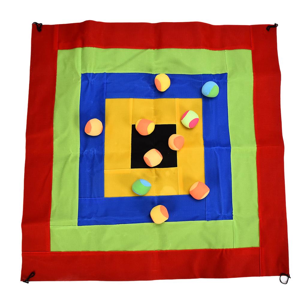Self Stick Dart Board Toy Set Fabric Dart Board Sticky Balls Kids Catch Toss Ball Outside