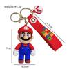 Super Mario Bros Keychain Action Figure Cute Cartoon Character Toy Doll Model Decoration Kid Birthday Gift