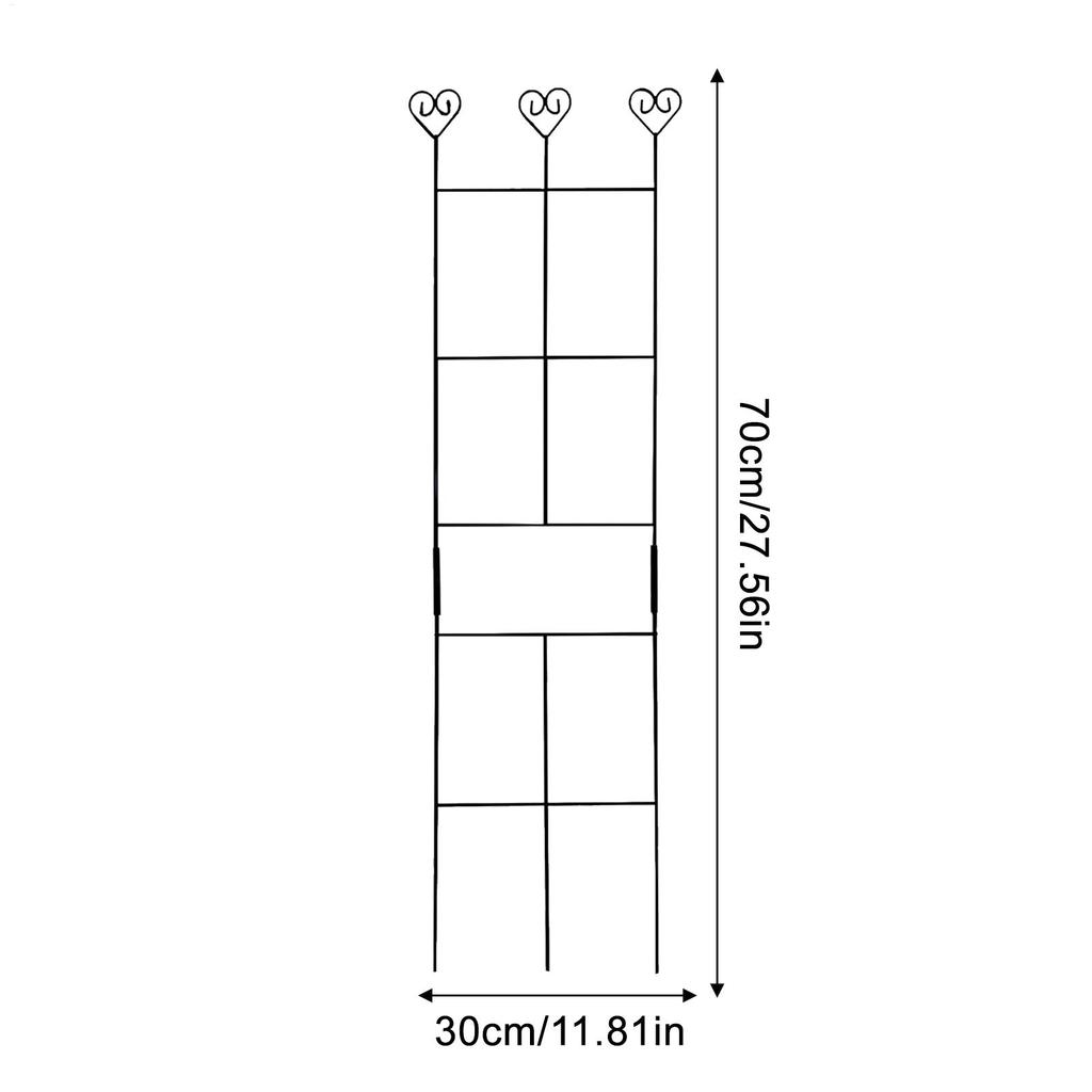 Решетка для горшечных растений, опора для вьющихся растений, садовая уличная решетка, металлические колья, опора, декор для двора, для помещений и улицы
