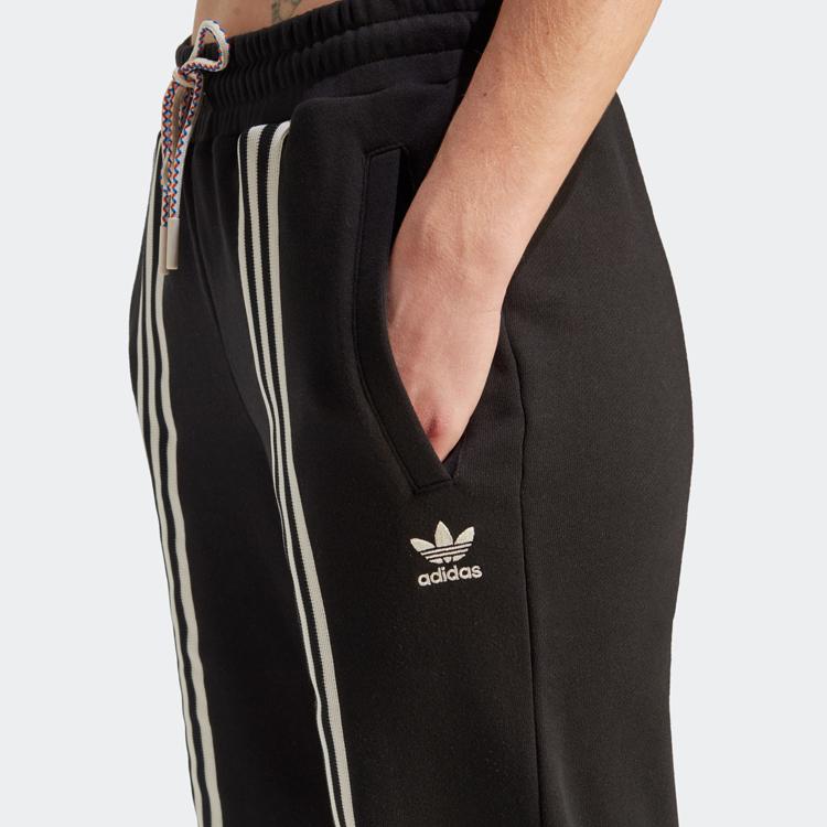 adidas Женские джоггеры с 3 полосками в стиле ретро 70-х годов Originals Adicolor, черные IK7855