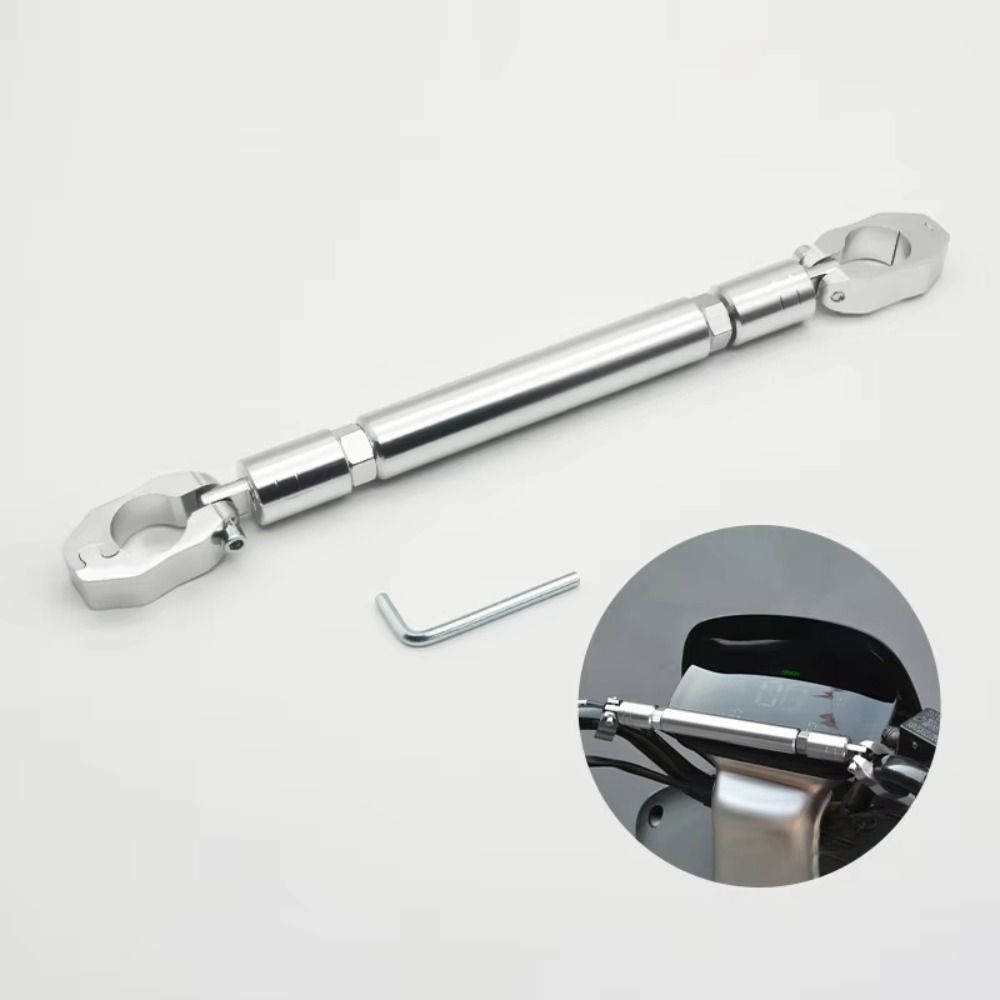 Universal Fit Motorcycle Balance Bar Adjustable Modified Handlebar Crossbar Phone Holder Support