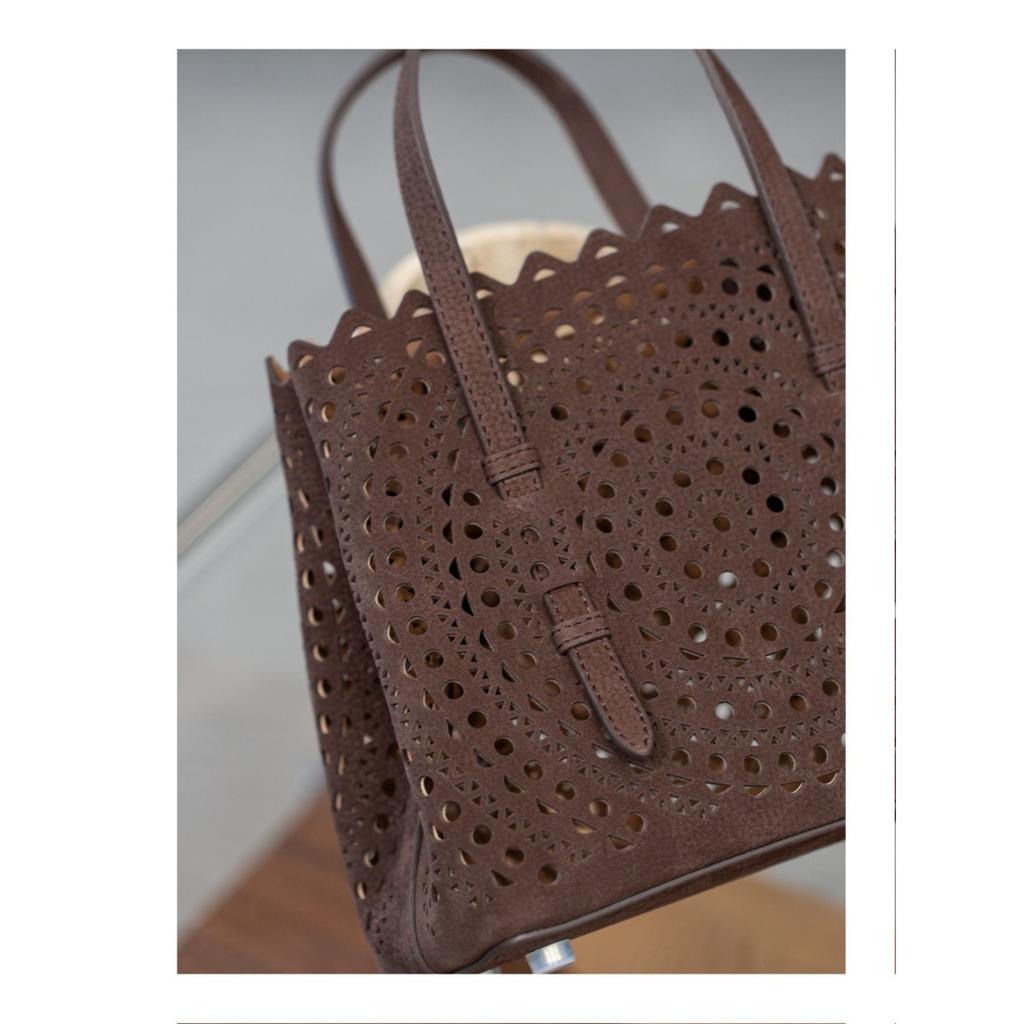 Mina20 первый слой бархат узор личи телячья кожа полый белый стальной металлофурнитура с одинарным плечевым ремнем для ношения через плечо французский полый