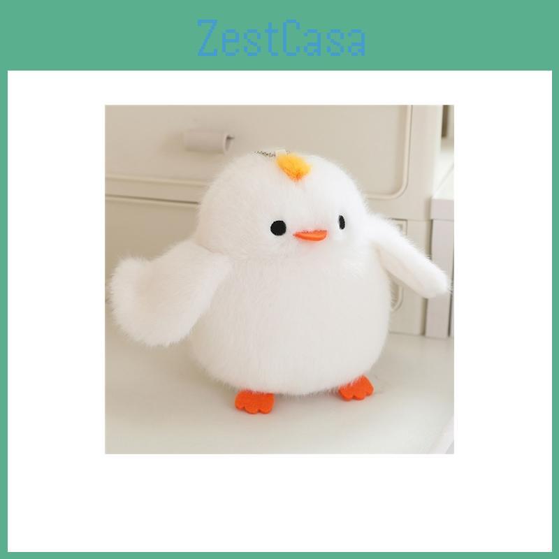 Cute Parrot Sparrow Pigeon Kingfisher Bird Animal Magnetic Plush Doll Pendant For Collectors Display Home Decor