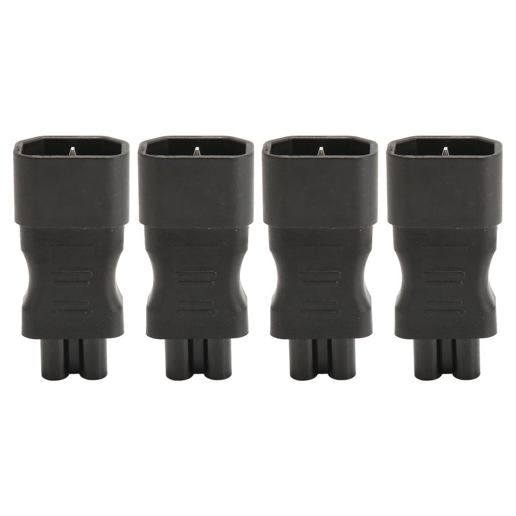 4pcs IEC320 C14 To IEC320 C5 Power Adapter Professional Copper Computer Power Adapter for PDU