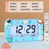 KT cat alarm clock, children's school season hot-selling models, students get up, new smart desktop desktop electronic clock