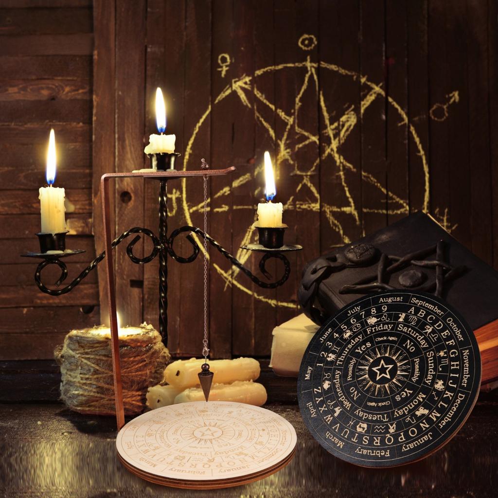 Деревянная доска для гадания ведьм: Большое созвездие для инструментов для гадания и лозоходства
