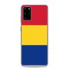Coque Téléphone - Samsung - Galaxy S20 Ultra - Drapeau Roumanie - Souple - Multicolore