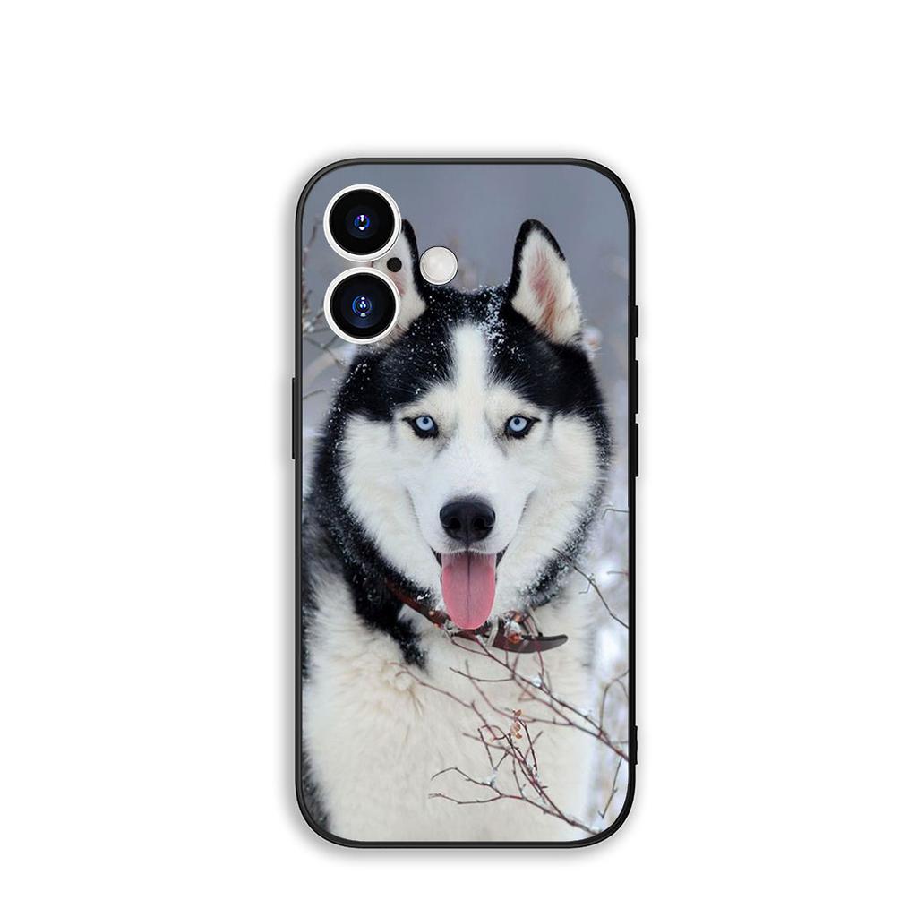 Phone Cover Animal Lovely Husky Dog Casing for Samsung Galaxy S25 S24 S22 S23 FE Ultra Plus A56 A05 A06 A15 A16 A55 S7 Edge Case