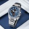 Casio Edifice Солнечные Ультратонкие Водонепроницаемые Спортивные Часы Деловая Рекомендация Солнечный Кварцевый Механизм Стальной Ремешок Мужские часы EFS-S570YDB-2A