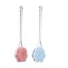 Silicone Bath Back Brush Long Handle Bathroom Back Scrubber Shower Massage Brushes  for Bathing