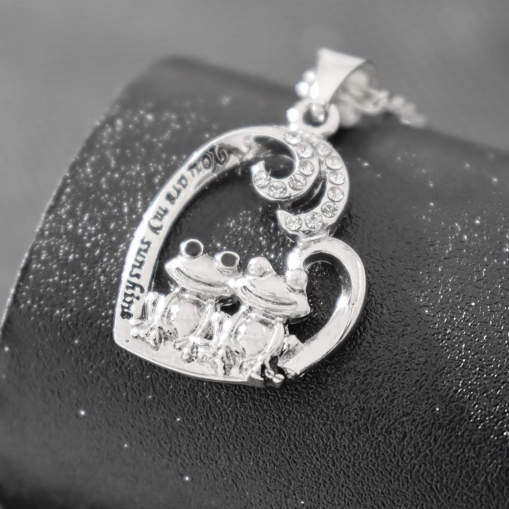 Персонализированный кулон «Любовь», модная парная мужская цепочка с лягушкой, праздничный подарок, аксессуары