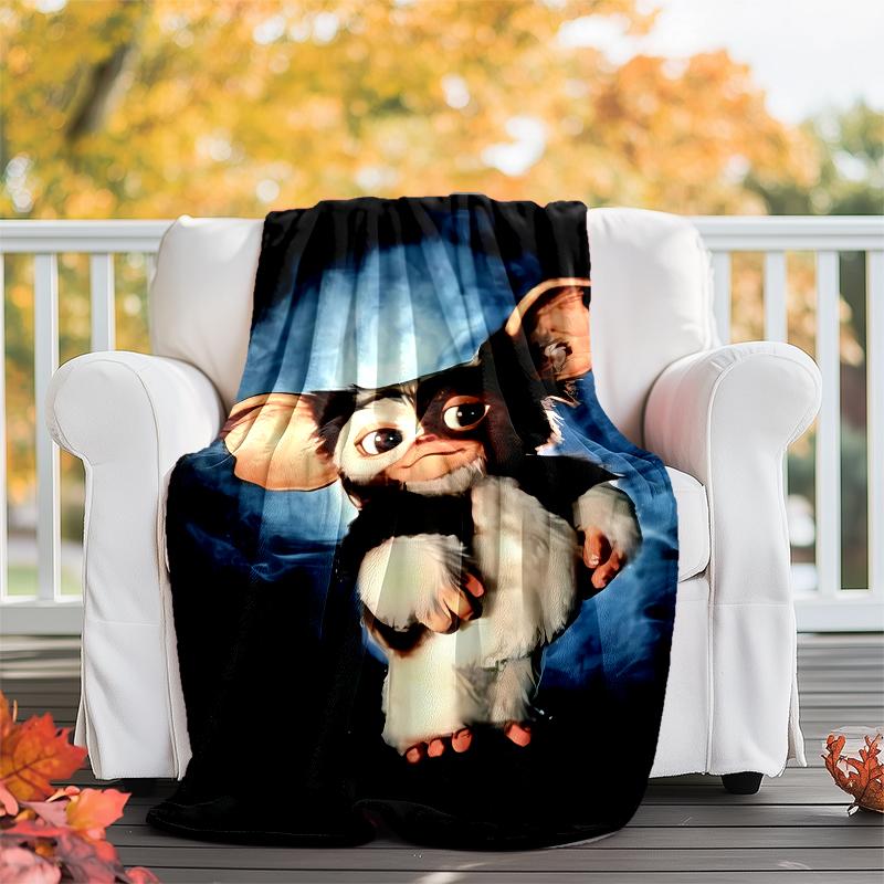 Gremlins Theme Printed Blanket - Perfect for Couch, Bed, Travel & Outdoor Use | Machine Washable, Cozy & Durable.