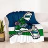 Hockey Blanket Soft & Cozy Great for Office Sofa Chair for All Seasons Playful Design Gift for Travel Home Birthdays