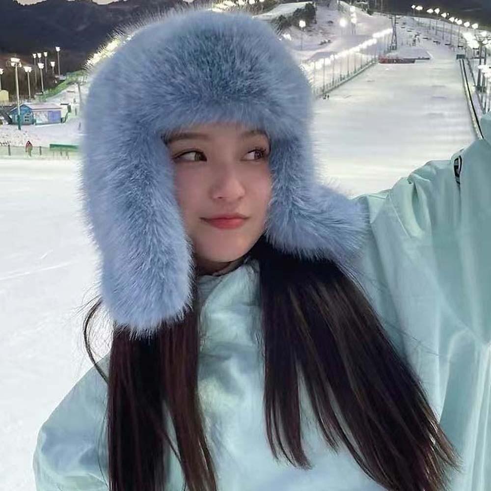 Антихолодная шапка-пилот из искусственного меха, теплая, с защитой ушей, подарки, мужчины, женщины, шапка-пилот, мужчины