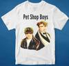 PET SHOP BOYS Футболка с коротким рукавом Белая Полный размер S-5XL Взрослые 1 сторона Унисекс