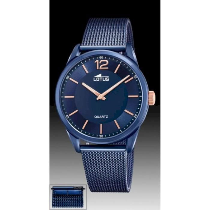 Montre - Lotus - 18735-1 - Bleu - Acier inoxydable - Homme