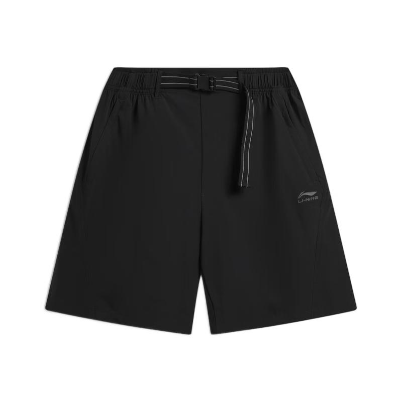 Li-Ning Мужские спортивные шорты с отражающими элементами, быстросохнущие, с защитой от УФ-излучения