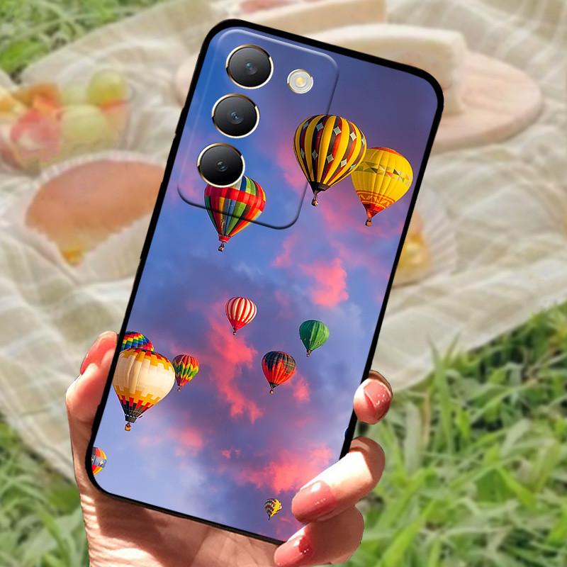 Чехол для vivo V40 SE 2024 Силиконовый бампер Мягкие чехлы для vivo V40 SE 5G Чехлы V40SE Мультяшный Расписной Coque Fundas Защитный