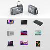 Высокоскоростной USB-адаптер типа C, разъем «папа-мама», быстрая передача данных 40 Гбит/с, быстрая зарядка PD 100 Вт