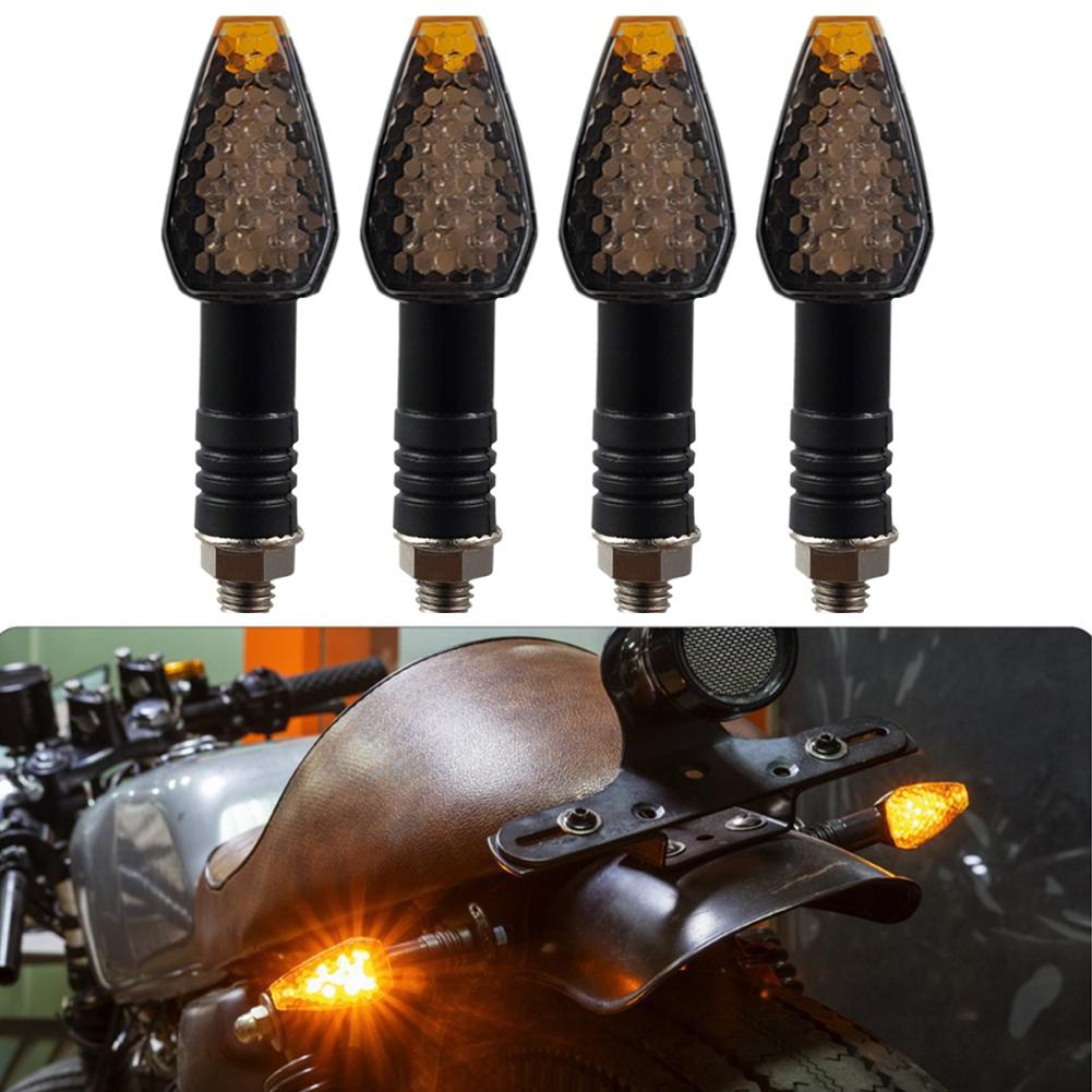 Amber Blinker Light Turn Signal Lamp 12V Voltage Compact Design Enhanced Visibility Compact Motorcycle Turn Signals Amber Light