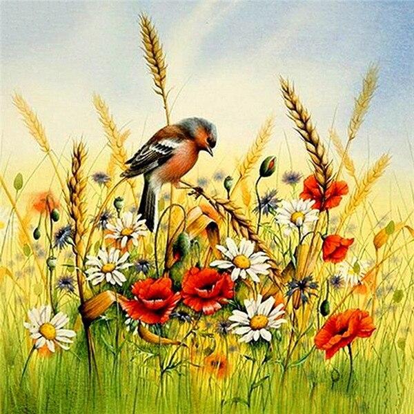 5D алмазная живопись Пион горный хрусталь комплект Алмазная вышивка цветок полная квадратная дрель вышивка крестиком рукоделие домашний декор