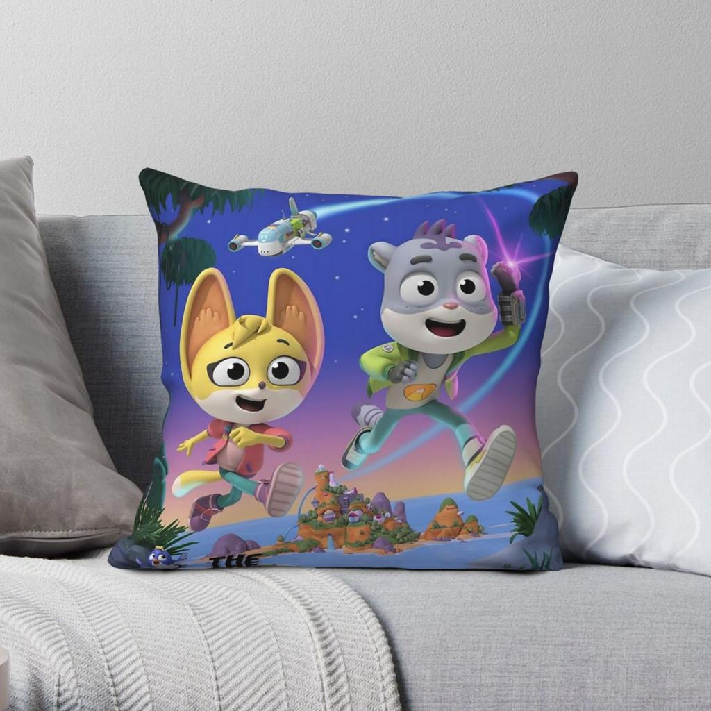 The Creature Cases Square Pillowcase Polyester Linen Velvet Printed Zip Decor Sofa Seater Cushion Cover x