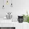 Owl Figurines. Modern Home Decor, Bird Statue, Small Decor Items For Shelf, Living Room Bedroom Office Decoration, Bookshelf Decor, TV Stand Decor