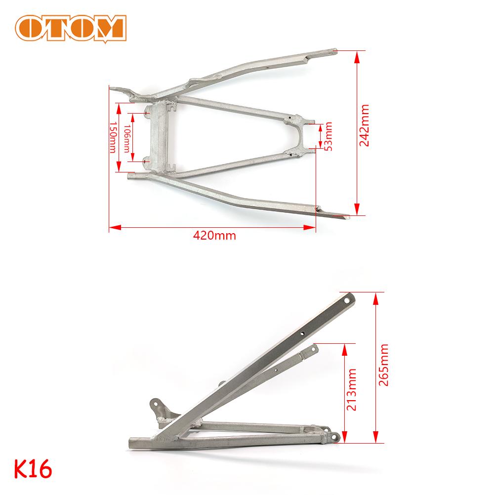 Для KTM 2017-2023 Мотоцикл Подрамник EXC EXC-F SXF XC-F XCF-W 150 250 350 450 500 Мотокросс Алюминиевый Сплав Задняя Стойка Сиденья