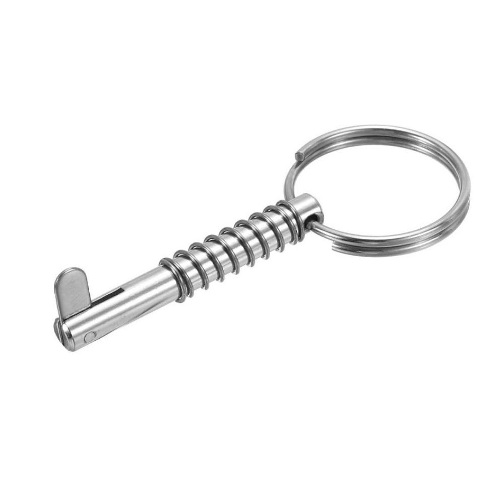 316 Stainless Steel Quick Release Pin Bimini Top Pin Used Length 1.61", Overall Length 2 ", Diameter 0.31 ", Marine Hardware