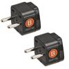 Conversion Adapter Plug for Overseas Travel Eleplug Value Set of 2 B Type B Type 10A 250V Exception Application Approved Product Road Warrior RWG-PS07