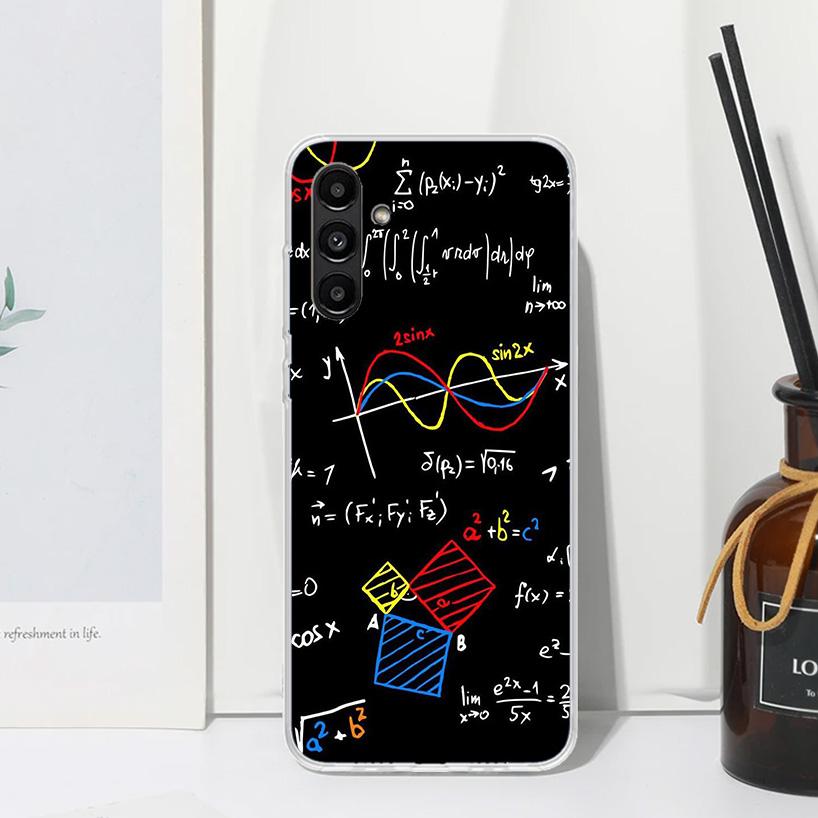 Physics Chemical Mathematics Phone Case For Samsung Galaxy A17 A37 A57 A16 A26 A36 A56 A15 A25 A35 A55 A14 A24 A34 A54 A13 A23 A