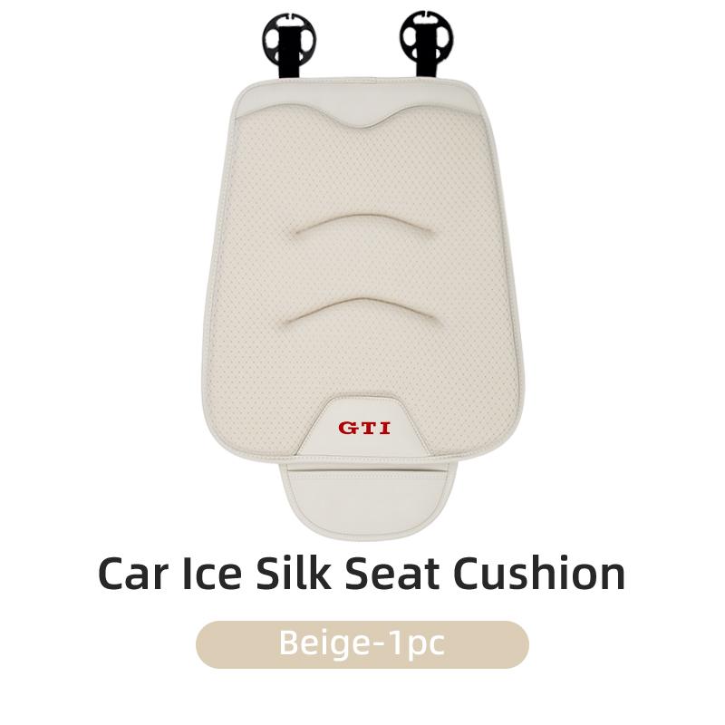 abcd1 Car Seat Cover Breathable Ice Silk Auto Seat Protective Storage Cushion For VW GTI Golf Polo Passat Scirocco Tiguan Jetta T-ROC
