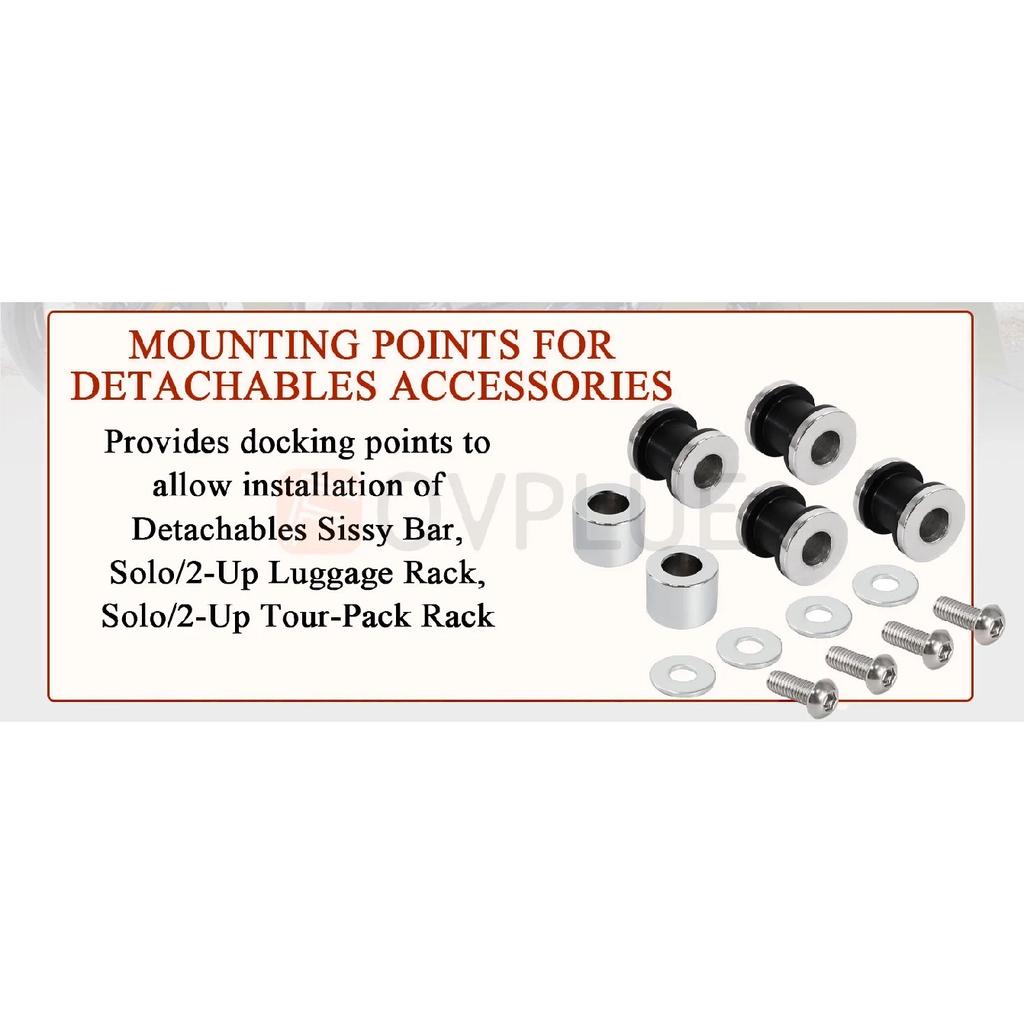 Docking Hardware Kit Motorcycle accessories Sissy Bar Luggage Rack For Harley Touring CVO Road King Electra Street Glide 2009-UP