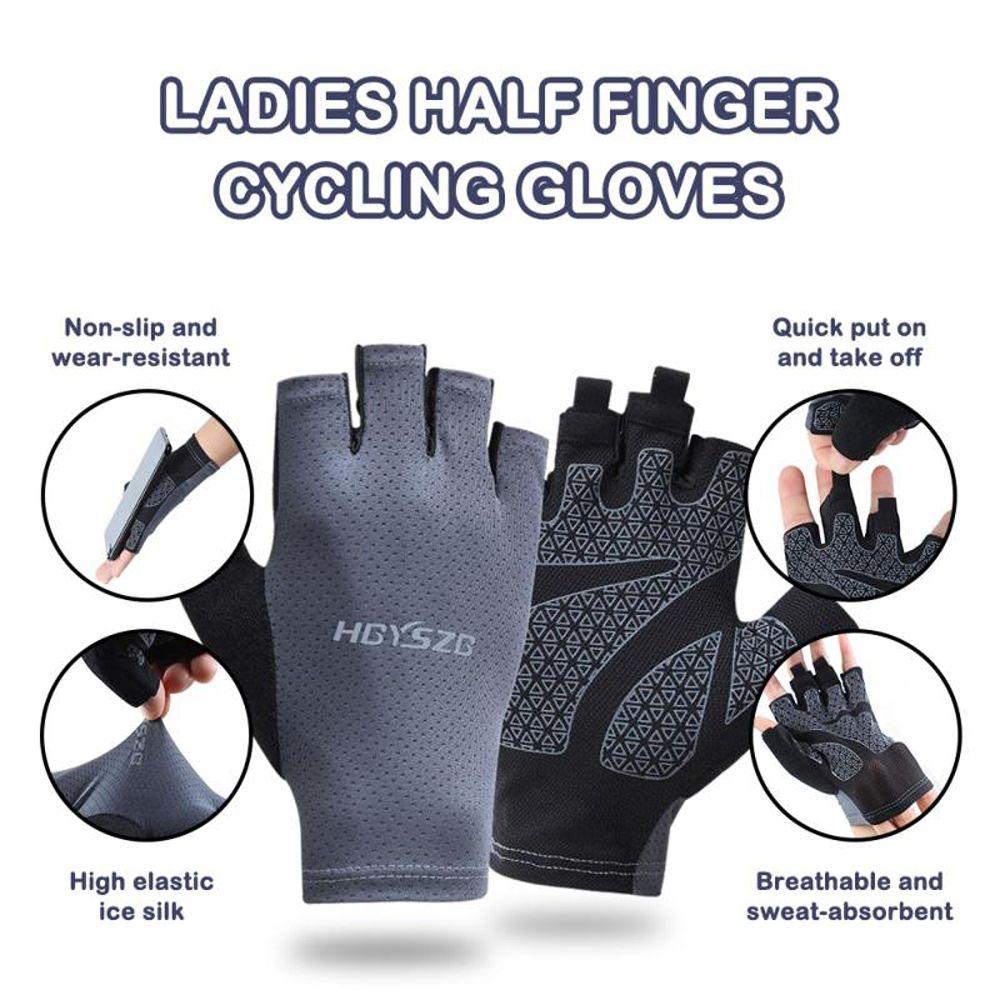 Equipment Sun Protection Half Finger Gloves Fitness Gloves  Glove Cycling Gloves
