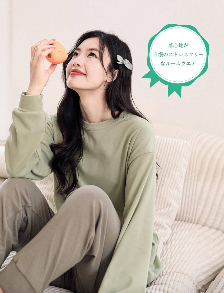 MiniZaru Loungewear Pajamas Long Warm and Cute for and Winter Women's Set, Sleeve, Spring, Autumn,