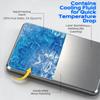 Rectangular Stainless Steel Ice Packs Quick Freeze Food Cooling Plate  Meal Prep