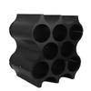 4pcs Anti-Slip Base Red Wine Bottle Holder Black Wine Bottle Organizer  Kitchen Storage