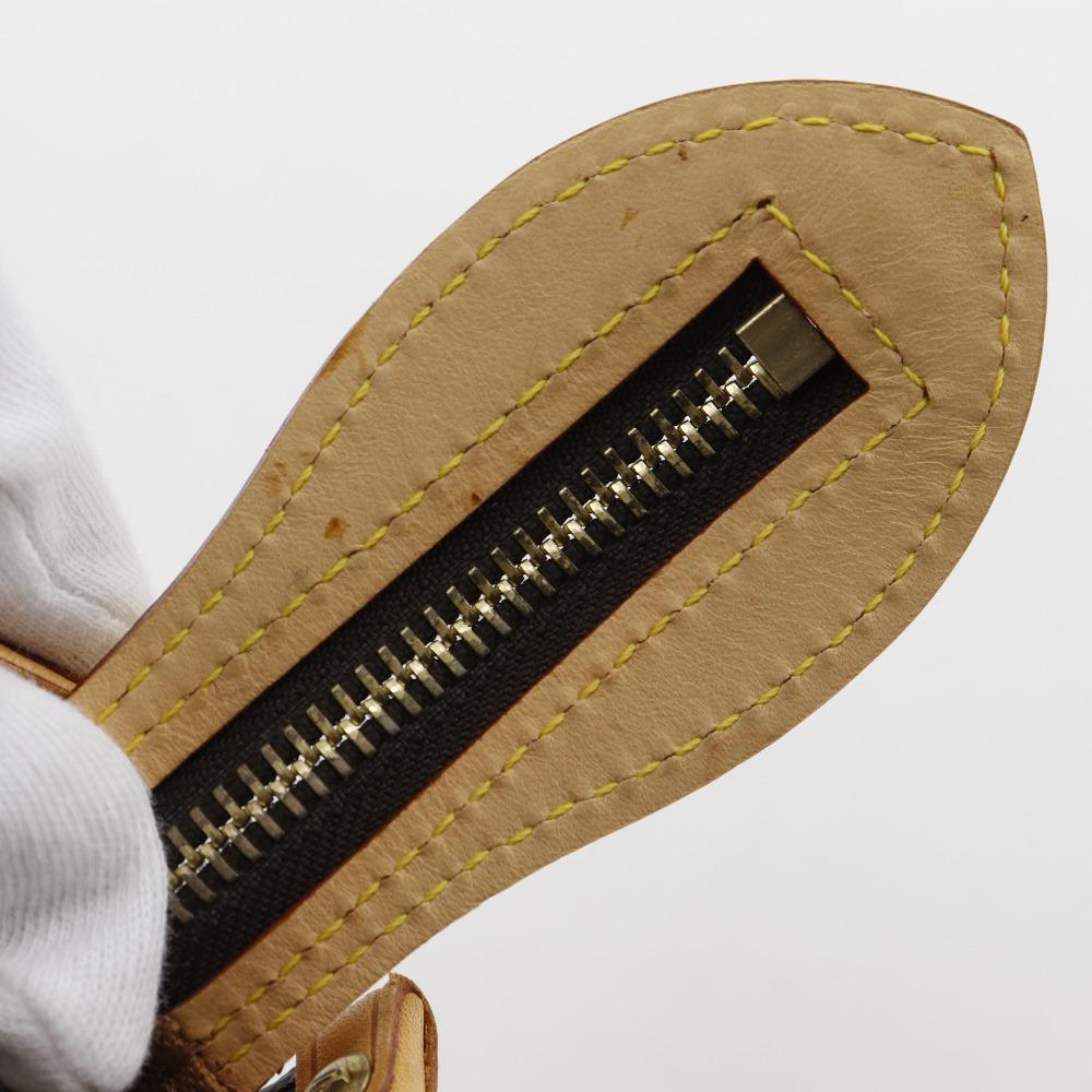 Louis Vuitton Попан крутая Сумка M40009 Коричневая Канва Monogram Женская Б/У