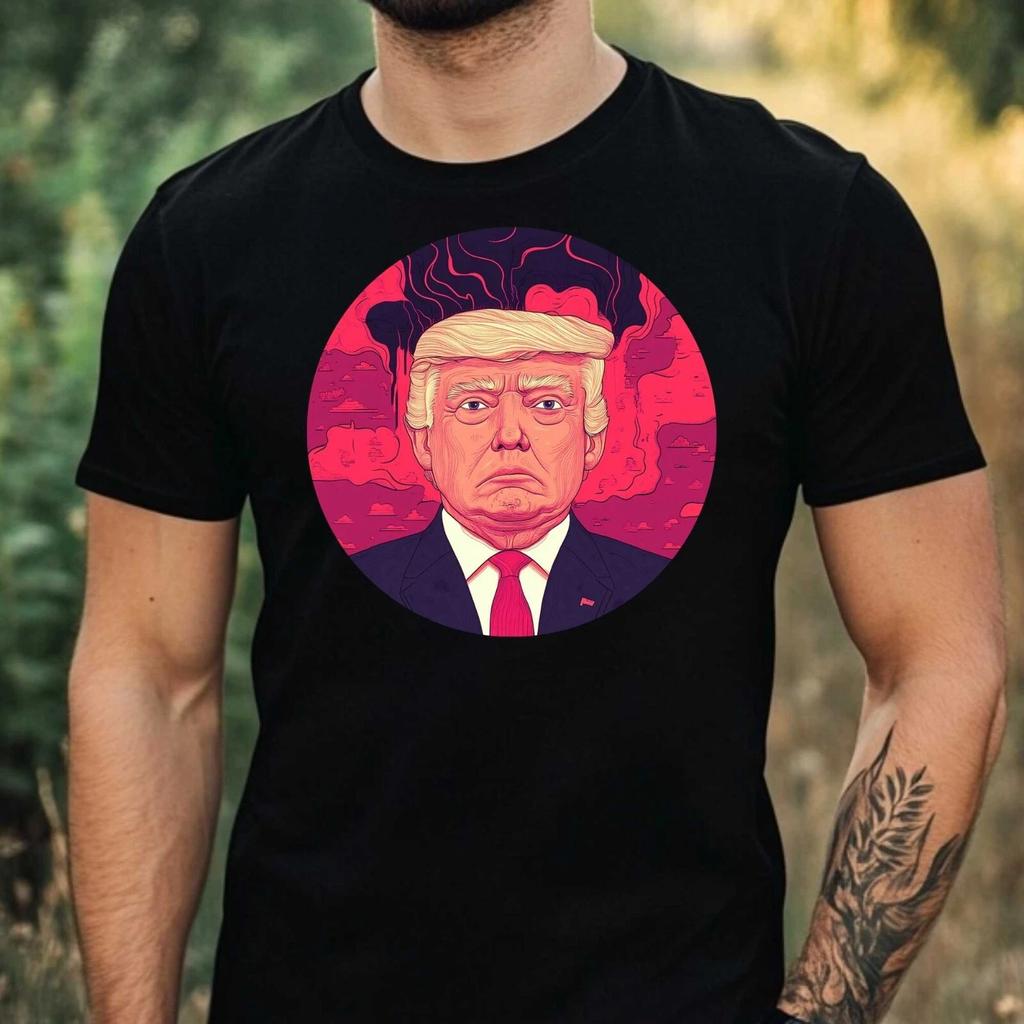 T-Shirt Herren Donald Trump Motiv Baumwolle Größe XS bis 5XL