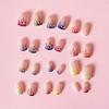 Носимые Маникюр Французские Накладные Ногти Искусственные Ногти Нажмите на Ногти Мода Накладные Ногти Девушка