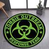 R-Resident Evil Ковер круглый с принтом Umbrella для гостиной, спальни, красивый ковер, нескользящий коврик для двери, напольные коврики, подарок на день рождения